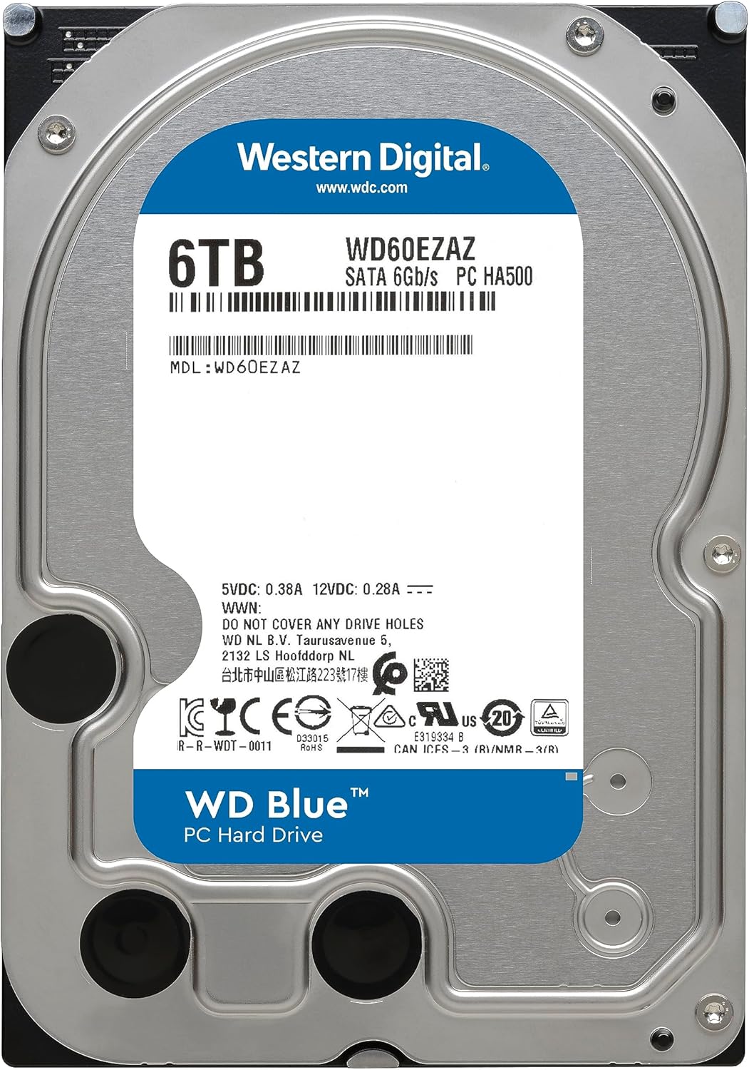 WD Blue 6TB 256MB 3.5" - WD60EZAZ