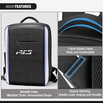 PS5 Bag, Ps5 Backpack, Console Backpack, Sony PlayStation5 Bag, Carrying Case Travel Bag, Protective Bag For PlayStation 5, Game Bag, Ps5 Accessories, Multifunctional bag, Ps5 Storage Bag