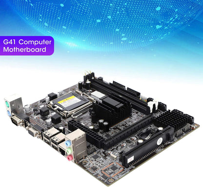 Motherboard LGA 775 DDR3 for Intel G41 Chipset Dual Channel Desktop Computer Mainboard Support IDE Port - T