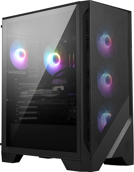 MSI Codex Z2 Gaming Desktop: AMD R7-8700F, GeForce RTX 4070, 32GB DDR5, 2TB m.2 NVMe SSD, USB Type-C, VR-Ready, Windows 11 Home : A8NUE-274US