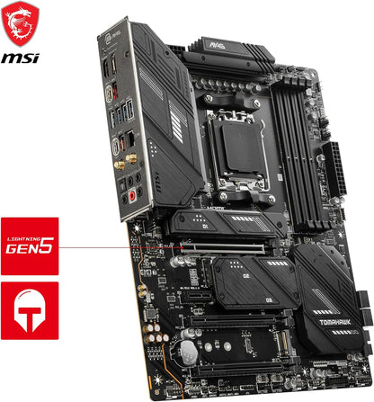 MSI MAG X670E TOMAHAWK WIFI Motherboard, ATX - Supports AMD Ryzen 7000 Series Processors, AM5-80A SPS VRM, DDR5 Memory Boost 6600+MHz/OC, PCIe 5.0 x16, M.2 Gen5, Wi-Fi 6E