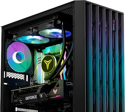 YEYIAN Phoenix VR Gaming PC, Intel Core i9-14900KF 6.0GHz, GeForce RTX 4070 Ti Super 16GB, 32GB DDR5 5600MHZ, 2TB NVMe SSD, Z790 MB, 850w Gold PSU, AI Powered Gamer Computer, Windows 11 Home