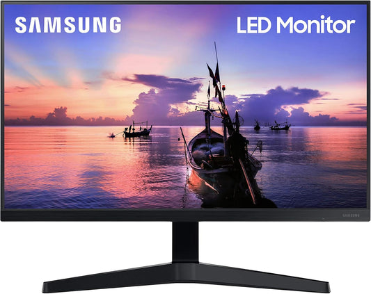 SAMSUNG T350 Series 22-Inch FHD 1080p Computer Monitor, 75Hz, IPS Panel, HDMI, VGA (D-Sub), 3-Sided Border-Less, FreeSync (LF22T350FHNXZA)