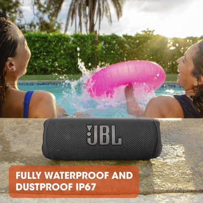 JBL Flip 6 Portable IP67 Waterproof Speaker with Bold Original Pro Sound, 2-Way Speaker, Powerful Sound and Deep Bass, 12 Hours Battery, Safe USB-C Charging Protection - Squad, JBLFLIP6SQUAD