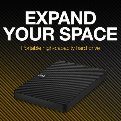 Seagate Expansion, 1 TB, External Hard Drive HDD, 2.5 Inch, USB 3.0, PC & Notebook, 2 Years Rescue Services (STKM1000400)