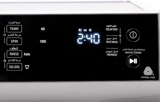 Toshiba- Washing Machine -Atomatic - Silver - 9Kg- Great Waves, 1200RPM - Inverter- TW-BJ100M4E(SK)