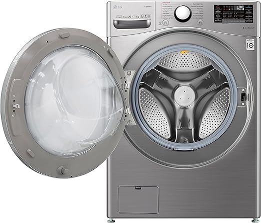 LG Front Load 20/11 Kg Washer & Dryer , 6 Motion , DD Motor Steam , TurboWash , TurboDry- F0L2CRV2TC