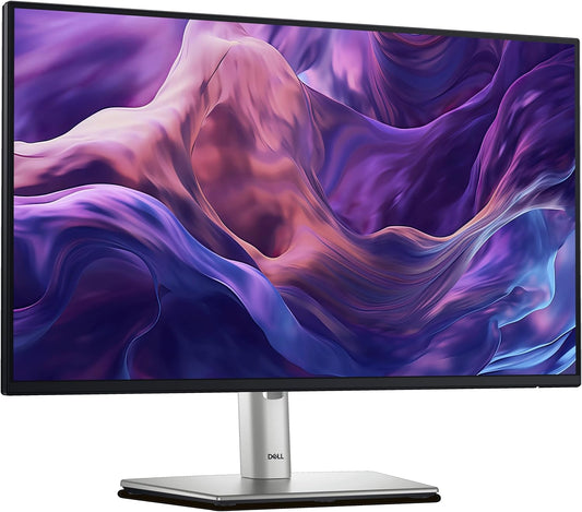 Dell P2425H 24" Full HD (1920x1080) Monitor, 100Hz, IPS, 5ms, 99% sRGB, USB-C, DisplayPort, HDMI, VGA, 4x USB, 3 Year Warranty, Black