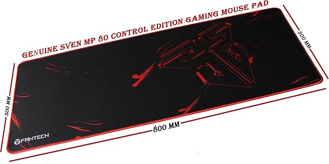 FANTECH MP80 Sven Premium Professional Gaming Mouse Pad - Size 800x300x3 - For Keyboard & Mouse