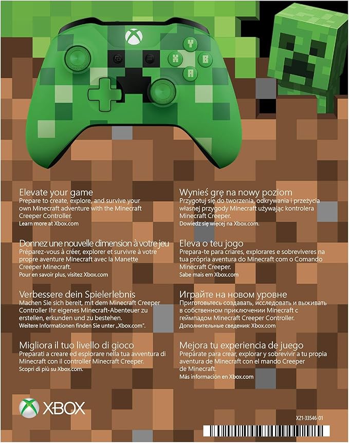 Xbox Wireless Controller – Minecraft Creeper Edition