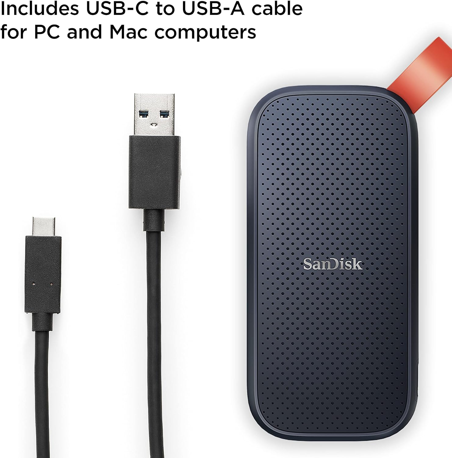 SanDisk Portable SSD 2TB- up to 800MB/s Read Speed - T