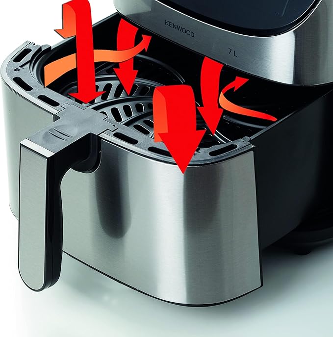 Kenwood HEALTHY FRYER 7L 1800W HFM80.000SS - Silver - T