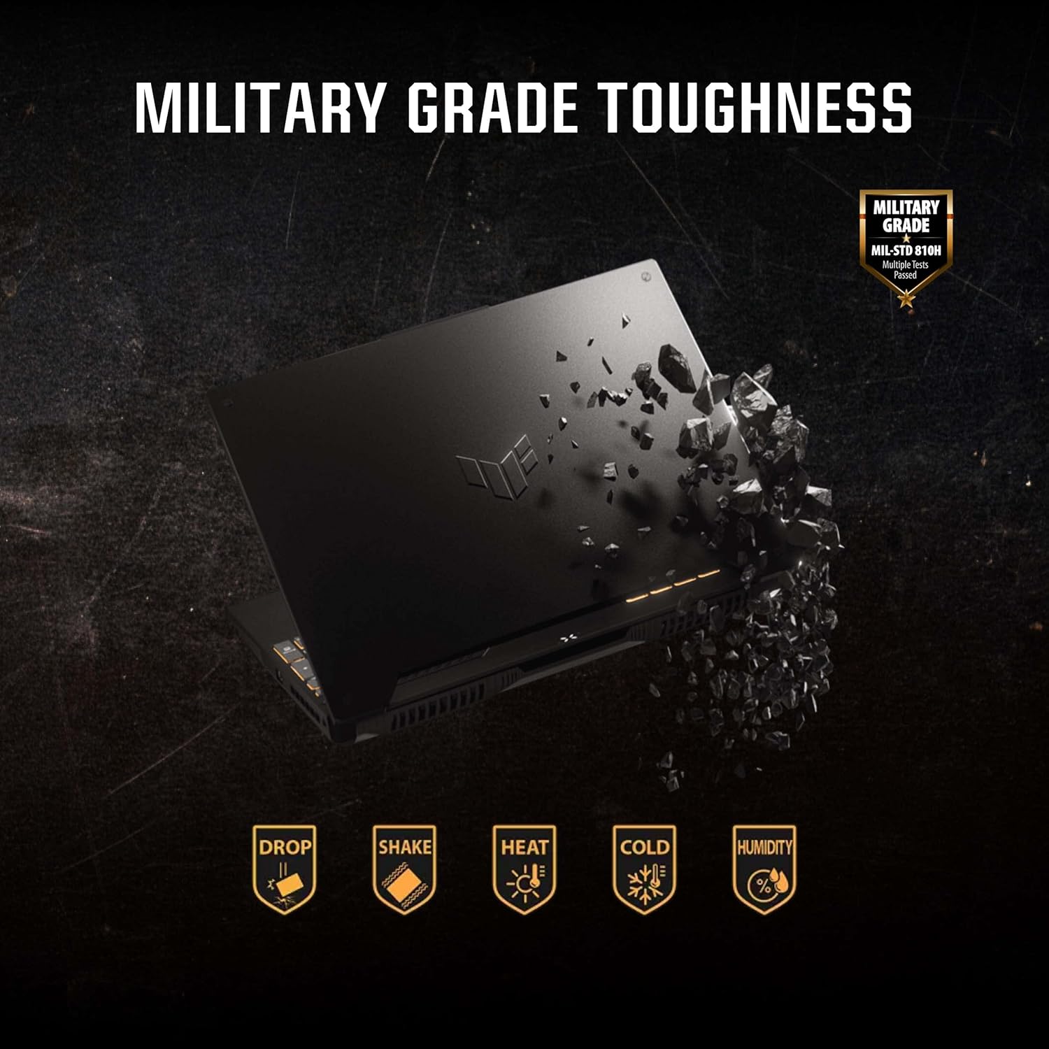 ASUS TUF Gaming F15, Intel Core i7-13620H, 8GB DDR5-4800 * 2, NVIDIA GeForce RTX 4060, 8GB GDDR6, 15.6" (1920 x 1080) 16:10 144HZ, 1TB SSD, Windows 11 (FX507VV-LP156W) 1 Year Perfect Warranty by ASUS - T