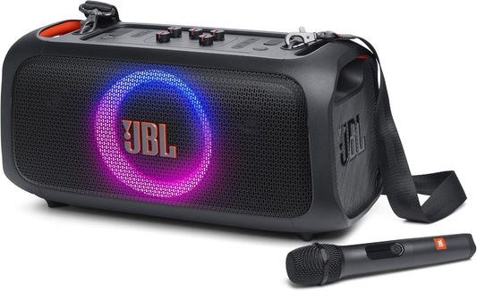 JBL PARTYBOXPBOTGESEU2 On-The-Go Essential Portable Speaker With Wireless Mic Black