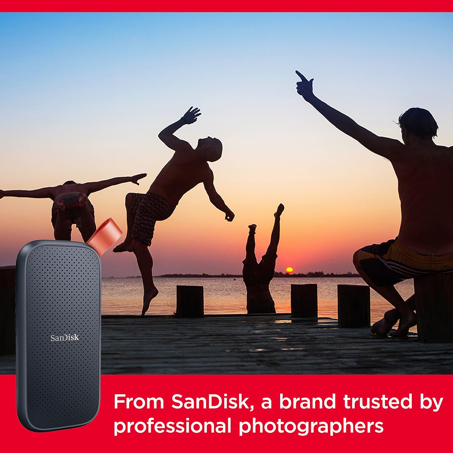 SanDisk Portable SSD 2TB- up to 800MB/s Read Speed - T