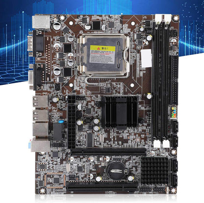Motherboard LGA 775 DDR3 for Intel G41 Chipset Dual Channel Desktop Computer Mainboard Support IDE Port - T