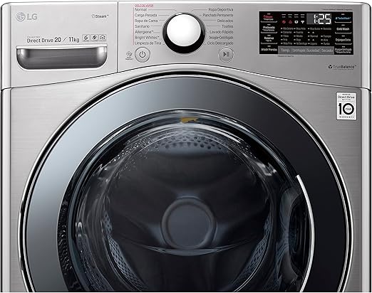 LG Front Load 20/11 Kg Washer & Dryer , 6 Motion , DD Motor Steam , TurboWash , TurboDry- F0L2CRV2TC