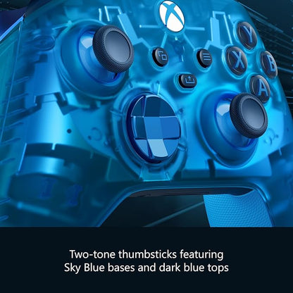 Microsoft - Xbox Wireless Controller for Xbox Series X, Xbox Series S, Xbox One, Windows Devices - Sky Cipher Special Edition