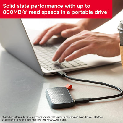 SanDisk Portable SSD 2TB- up to 800MB/s Read Speed - T
