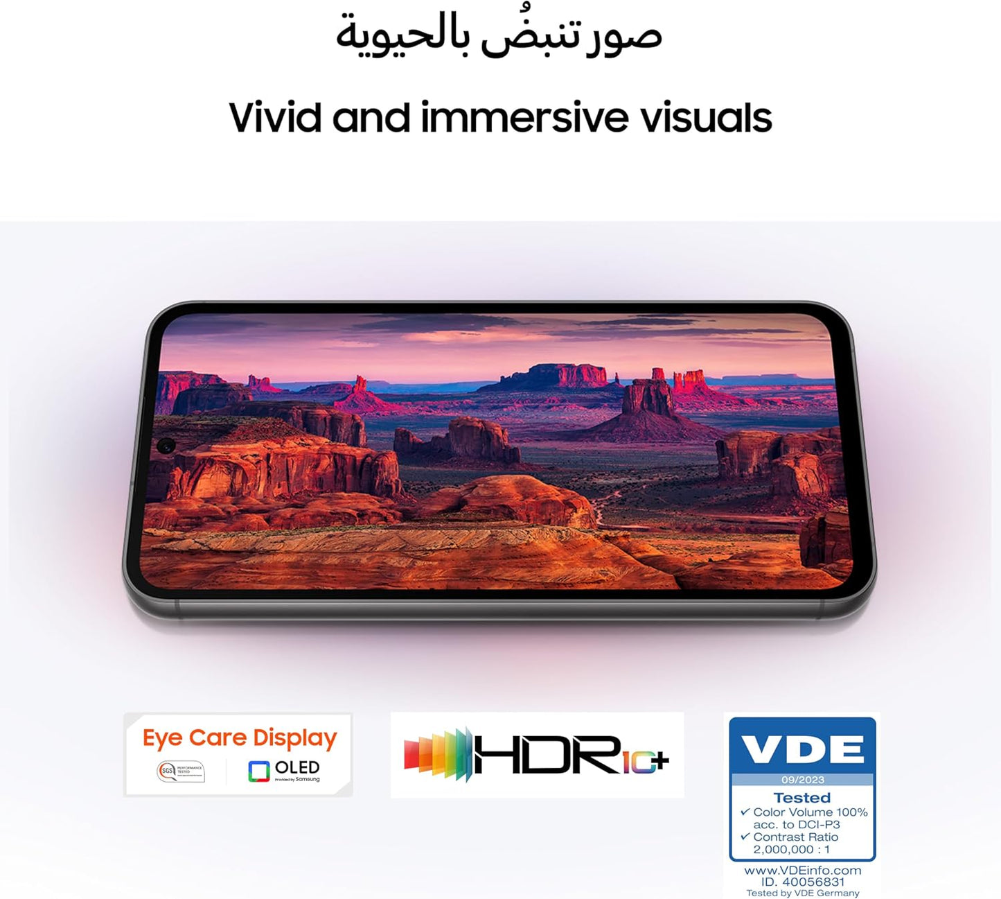 Samsung Galaxy S23 FE 5G Dual SIM Android Smartphone, 8GB RAM, 256GB ROM - Purple - 1 Year Warranty/Local Version - T