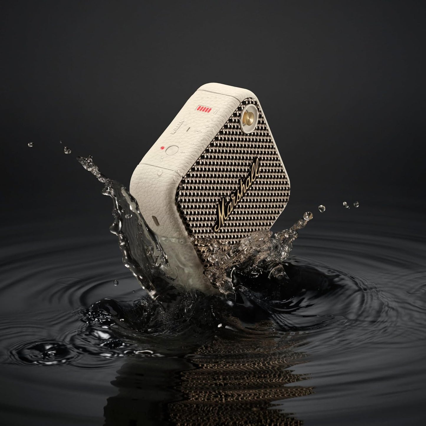 Marshall Willen Bluetooth Speaker, Stackable - Cream - T