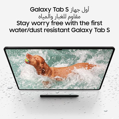 Samsung Galaxy Tab S9 WiFi Android Tablet, 8GB RAM, 128GB Storage MicroSD Slot, S Pen Included, Graphite (UAE Version) - T