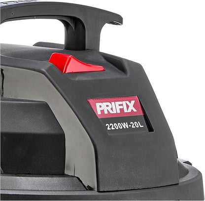 prifix vacuum cleaner Contains a cleaning bag 2200 W - 20 liters - Silver