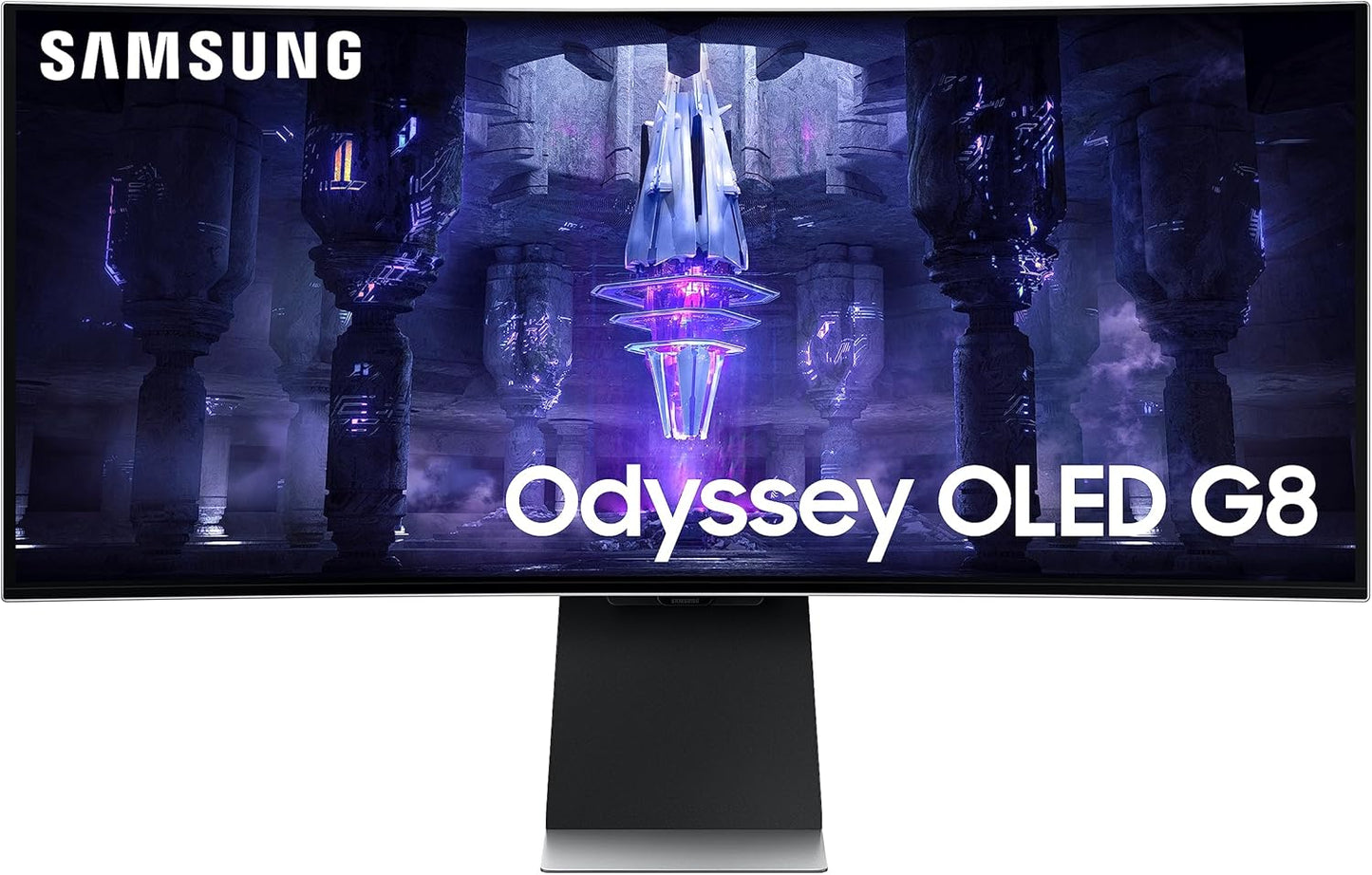 Samsung 34-Inch OLED G8 Odyssey Gaming Monitor with 0.03ms GtG Response time & 175Hz Refresh rate, Supports AMD FreeSync Premium Pro, Local Warranty