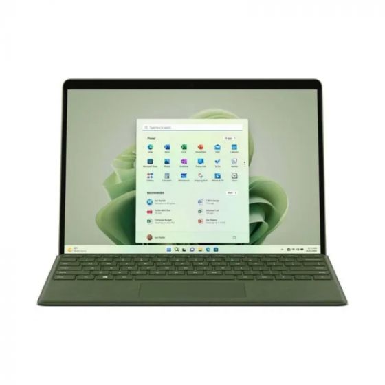 Microsoft Surface Pro 9, 2-in-1 Laptop Business Laptop, Intel Core i7-1255U, 256GB SSD, 16GB RAM, Intel Iris Xe Graphics, 13 Inch, Windows 11 - Green - T