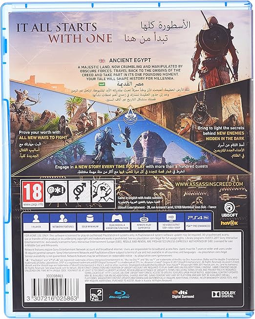 Assassin's Creed Origins by Ubisoft for Playstation 4