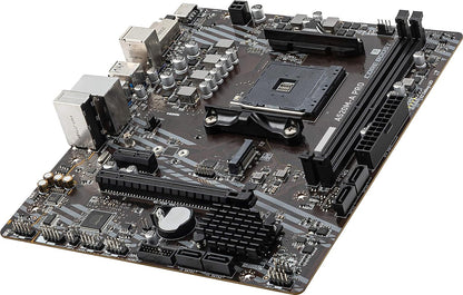 MSI A520M-A PRO Gaming Motherboard (AMD AM4, DDR4, PCIe 4.0, SATA 6Gb/s, Dual M.2, USB 3.2 Gen 1, DVI/HDMI, Micro-ATX) - T