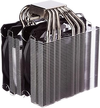 SilverStone Hydrogon D120 ARGB, Dual tower CPU cooler with 6 heat-pipes and dual 120mm ARGB fans, PWM, Intel LGA 1700, AMD AM4, SST-HYD120-ARGB