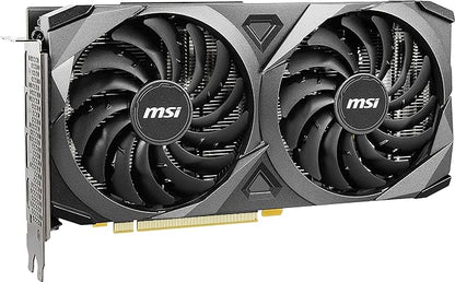 MSI Gaming GeForce RTX 3060 12GB 15 Gbps GDRR6 192-Bit HDMI/DP PCIe 4 Torx Twin Fan Ampere OC Graphics Card (RTX 3060 Ventus 2X 12G OC)