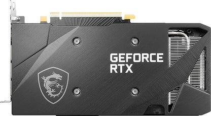 MSI Gaming GeForce RTX 3060 12GB 15 Gbps GDRR6 192-Bit HDMI/DP PCIe 4 Torx Twin Fan Ampere OC Graphics Card (RTX 3060 Ventus 2X 12G OC)