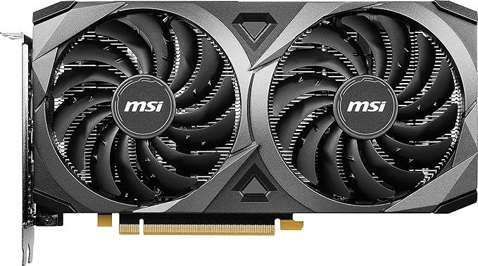 MSI Gaming GeForce RTX 3060 12GB 15 Gbps GDRR6 192-Bit HDMI/DP PCIe 4 Torx Twin Fan Ampere OC Graphics Card (RTX 3060 Ventus 2X 12G OC)