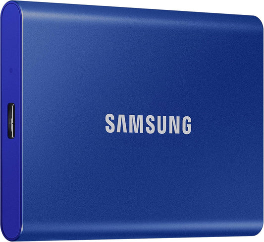 Samsung T7 MU-PC500H/WW | 500GB Portable External Solid State Drive - USB 3.2 - Password Securing - 1050MB/s