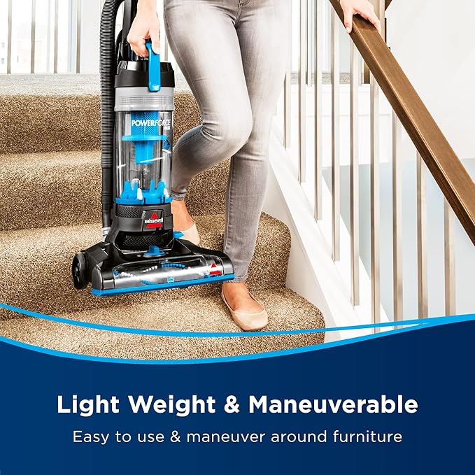 Bissell | Powerforce Helix (2111E), Bagless Vacuum Cleaner, Powerful Suction, Large Capacity Vacuum Cleaner That Captures The Finest Dust