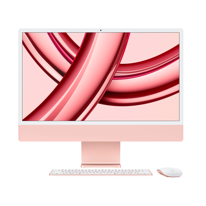 iMac 24-inch M3 Chip 8-Core CPU 10-Core GPU 512GB Red