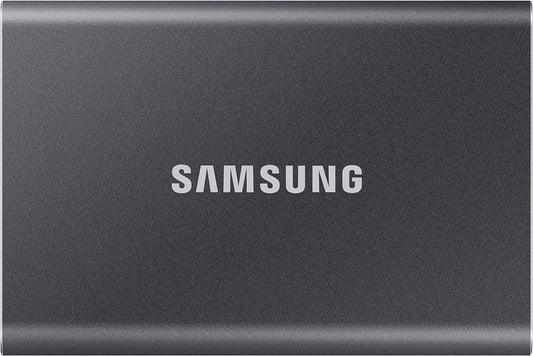 Samsung T7 Portable SSD - 1 TB - USB 3.2 Gen.2 External SSD Titanium Grey (MU-PC1T0T/WW)