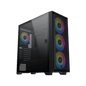 XIGMATEK Anubis Pro Mesh ARGB With 3x 120 mm + 1x 120mm ARGB Fans — EATX,U3x1+U2x2,Left Magnetic TG,3PCS 140mm X40A & 1PC 120mm X20A & ARGB PCB - EN7135 - T
