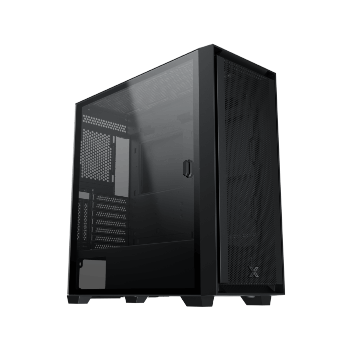 XIGMATEK Anubis Pro Mesh ARGB With 3x 120 mm + 1x 120mm ARGB Fans — EATX,U3x1+U2x2,Left Magnetic TG,3PCS 140mm X40A & 1PC 120mm X20A & ARGB PCB - EN7135 - T