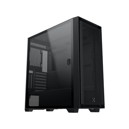 XIGMATEK Anubis Pro Mesh ARGB With 3x 120 mm + 1x 120mm ARGB Fans — EATX,U3x1+U2x2,Left Magnetic TG,3PCS 140mm X40A & 1PC 120mm X20A & ARGB PCB - EN7135 - T