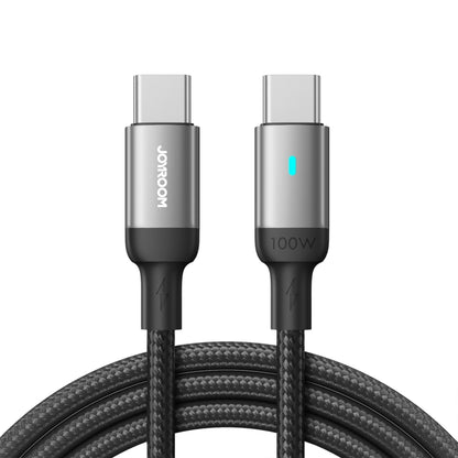 JR - S-CC100A10 Extraordinary Series 100W Type-C to Type-C Fast Charging Data Cable 1.2m-Black