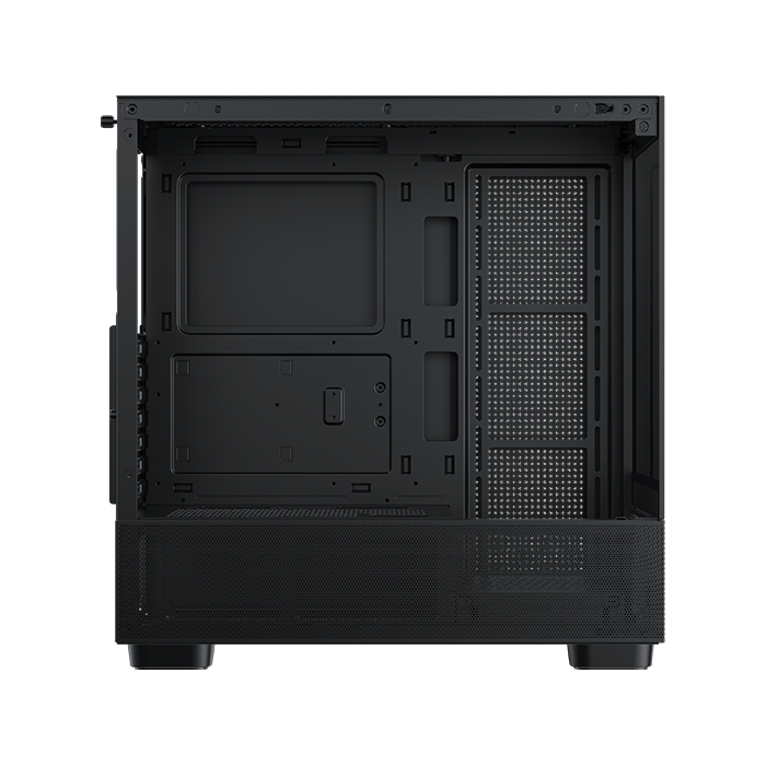 XIGMATEK Endorphin Air V2 Black With 4 ARGB Fans — EATX,U3x2&Type C,Mesh PSU Shroud,2PCS Seamless TG,4PCS S20A&Galaxy II Box & Remote - EN41822 - T