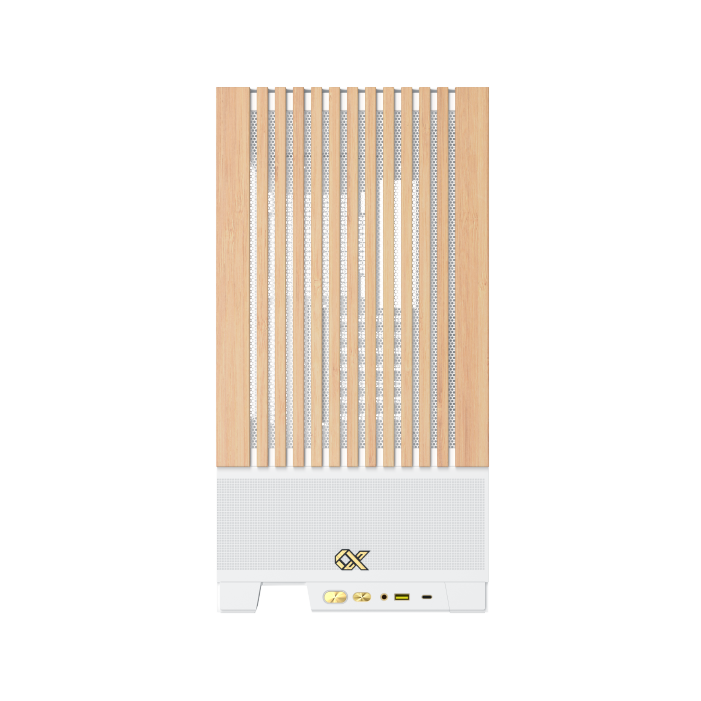 XIGMATEK Endorphin WD Arctic — WH,EATX,U3x1 & Type Cx1,Wood Frontpanel & Left TG,4PCS S20A Arctic&Galaxy II Box & Remote - T