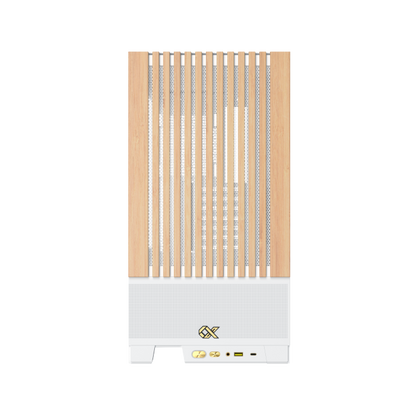 XIGMATEK Endorphin WD Arctic — WH,EATX,U3x1 & Type Cx1,Wood Frontpanel & Left TG,4PCS S20A Arctic&Galaxy II Box & Remote - T