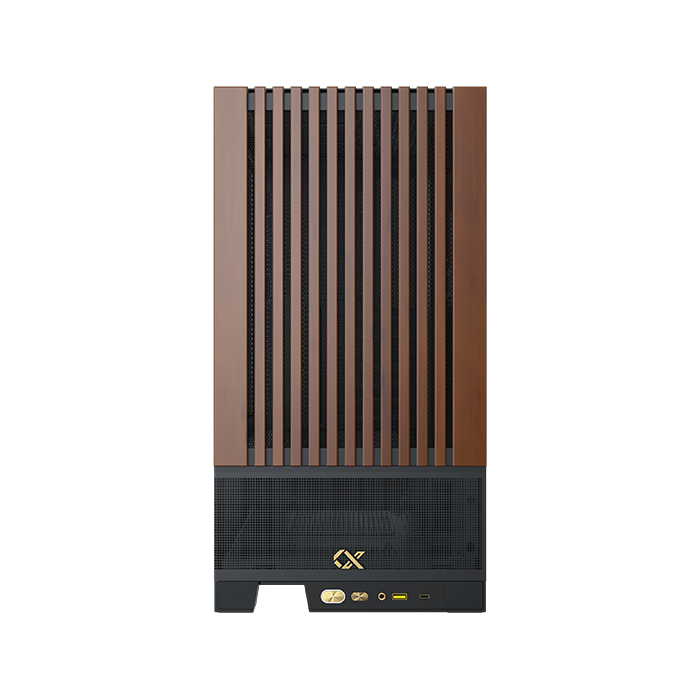 XIGMATEK Endorphin WD — Black,EATX,U3x1 & Type Cx1,Wood Frontpanel & Left TG, 4PCS S20A&Galaxy II Box & Remote - T