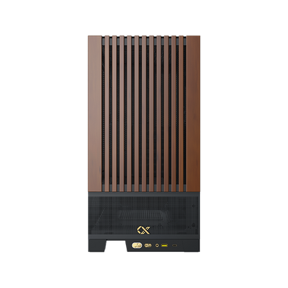 XIGMATEK Endorphin WD — Black,EATX,U3x1 & Type Cx1,Wood Frontpanel & Left TG, 4PCS S20A&Galaxy II Box & Remote - T