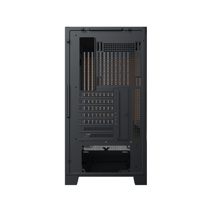 XIGMATEK Endorphin WD — Black,EATX,U3x1 & Type Cx1,Wood Frontpanel & Left TG, 4PCS S20A&Galaxy II Box & Remote - T