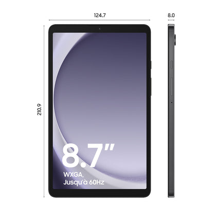 Samsung Galaxy Tab A9 Tablet, 8.7 Inch, 64GB, 4GB RAM, 3G - Graphite